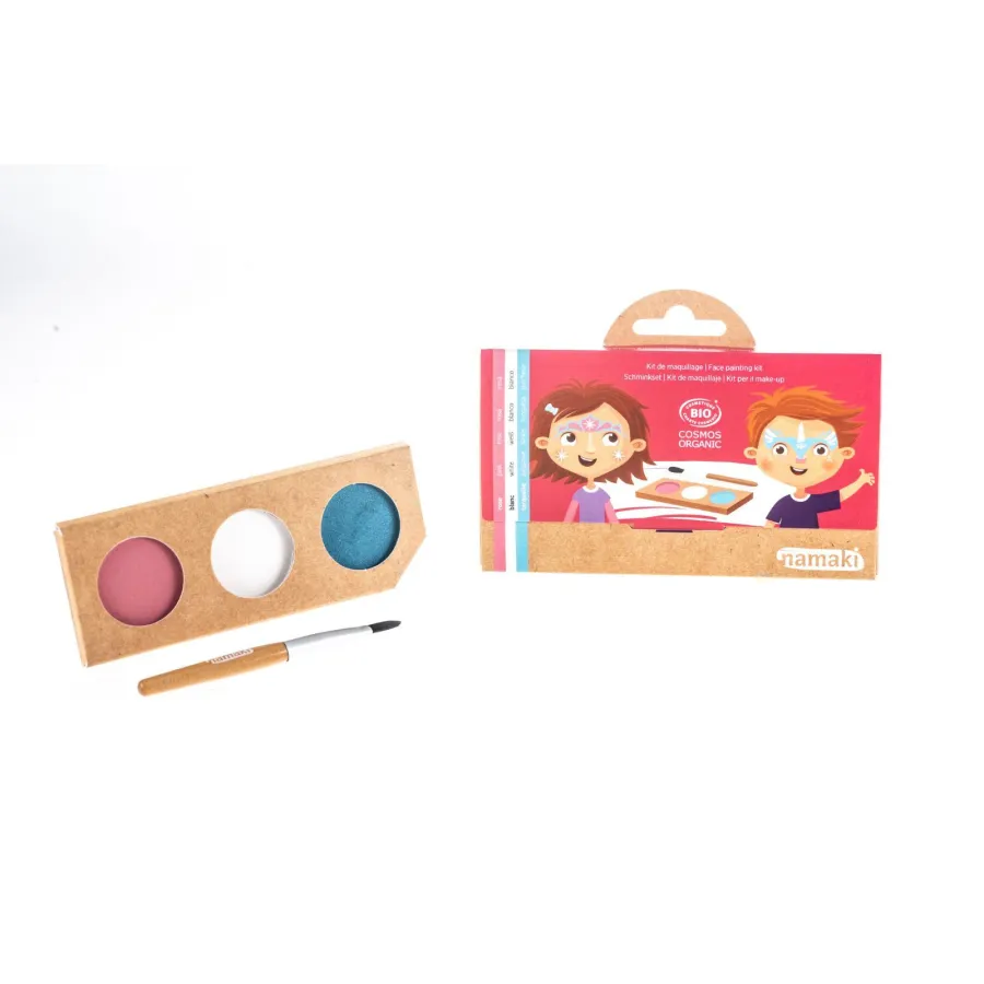 Kit de maquillage 3 fards Princesse & Licorne - Namaki