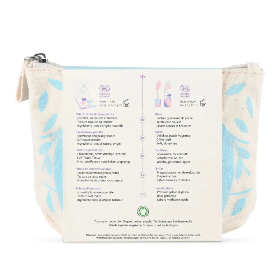Trousse de maquillage scintillante Renard Bleu - Namaki