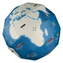 Kit créatif - Globe terrestre en papier - Pirouette Cacahouète