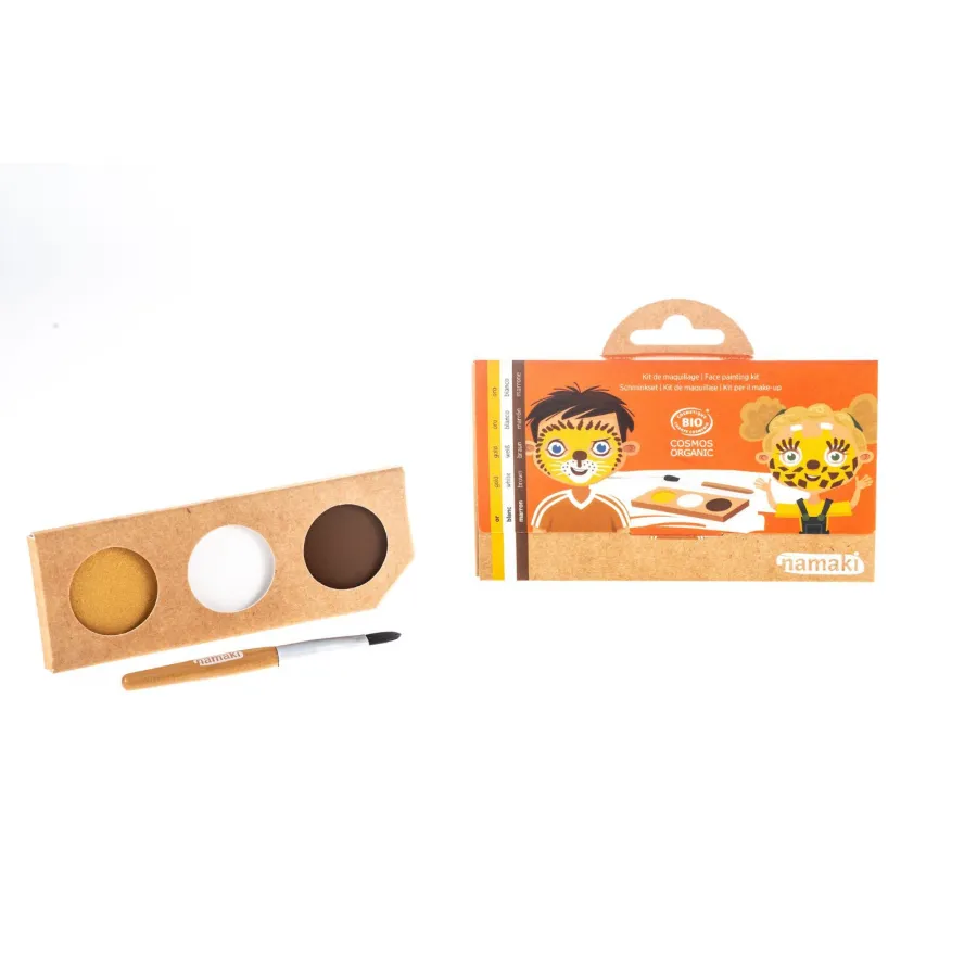 Kit de maquillage 3 fards Lion & Girafe - Namaki