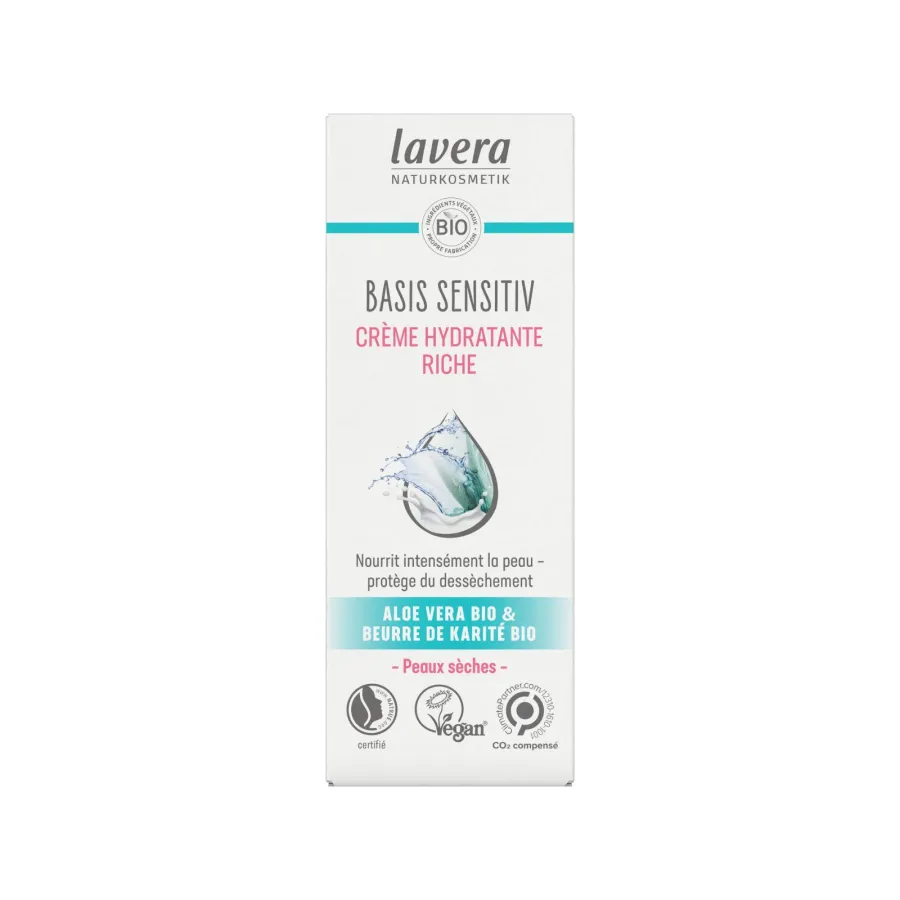 Crème hydratante nourrissante Basis Sensitiv - Lavera