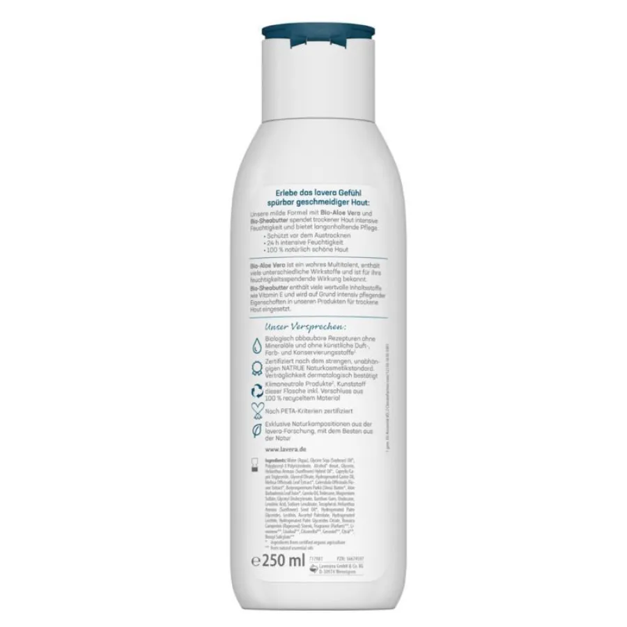 Lait crème Corps riche Basis Sensitiv - Lavera