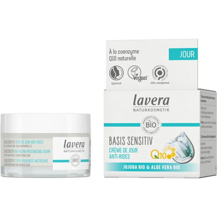 Crème de Jour Anti-Rides Q10 – Basis Sensitiv – Lavera