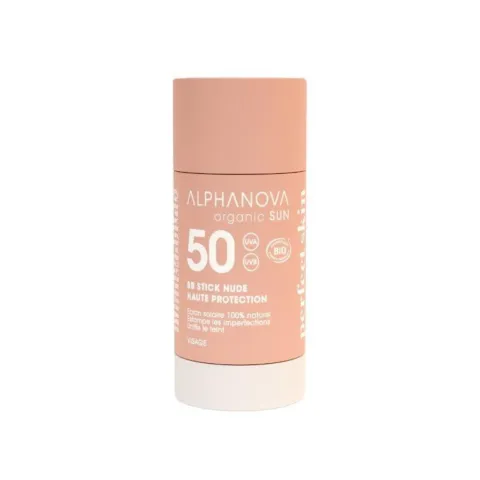 BB Stick Nude Solaire Visage SPF50 - Alphanova Organic Sun