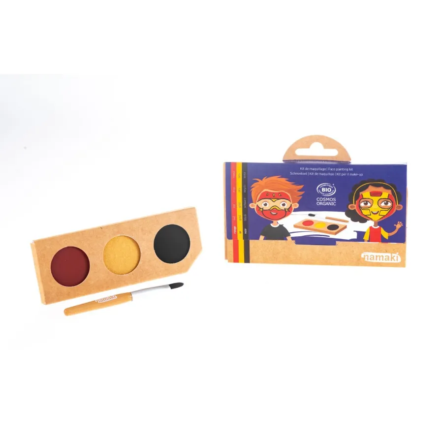 Kit de maquillage 3 fards Ninja & Super-Héros - Namaki