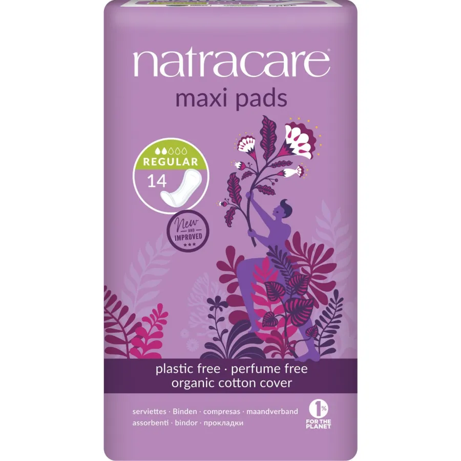 Serviettes hygiéniques en coton bio - Flux normal - Natracare