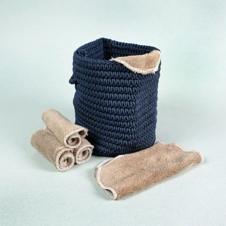 Lot de 5 lingettes lavables - Néobulle
