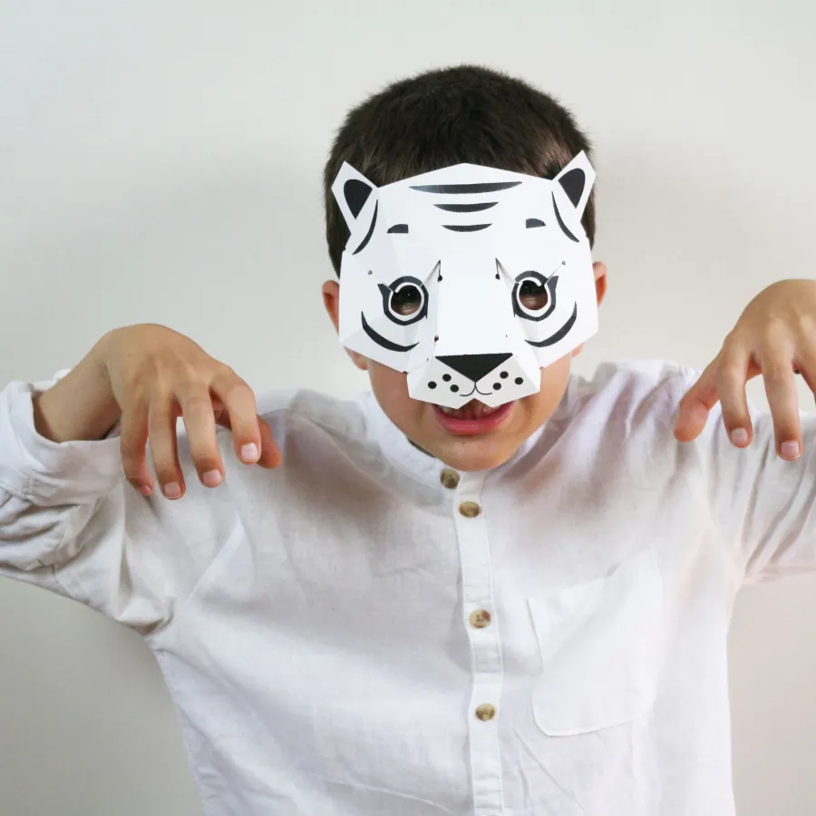 Kit créatif masques de la Jungle - Pirouette Cacahouète