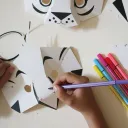 Kit créatif masques de la Jungle - Pirouette Cacahouète