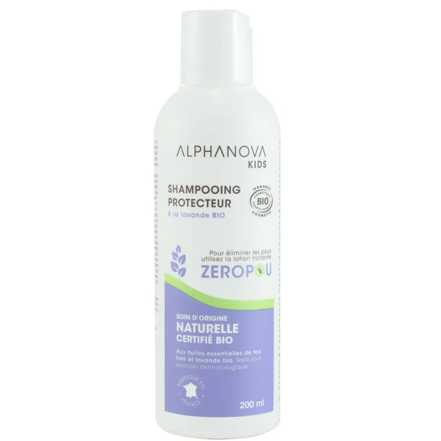 Shampooing protecteur poux lavande bio - Alphanova Kids