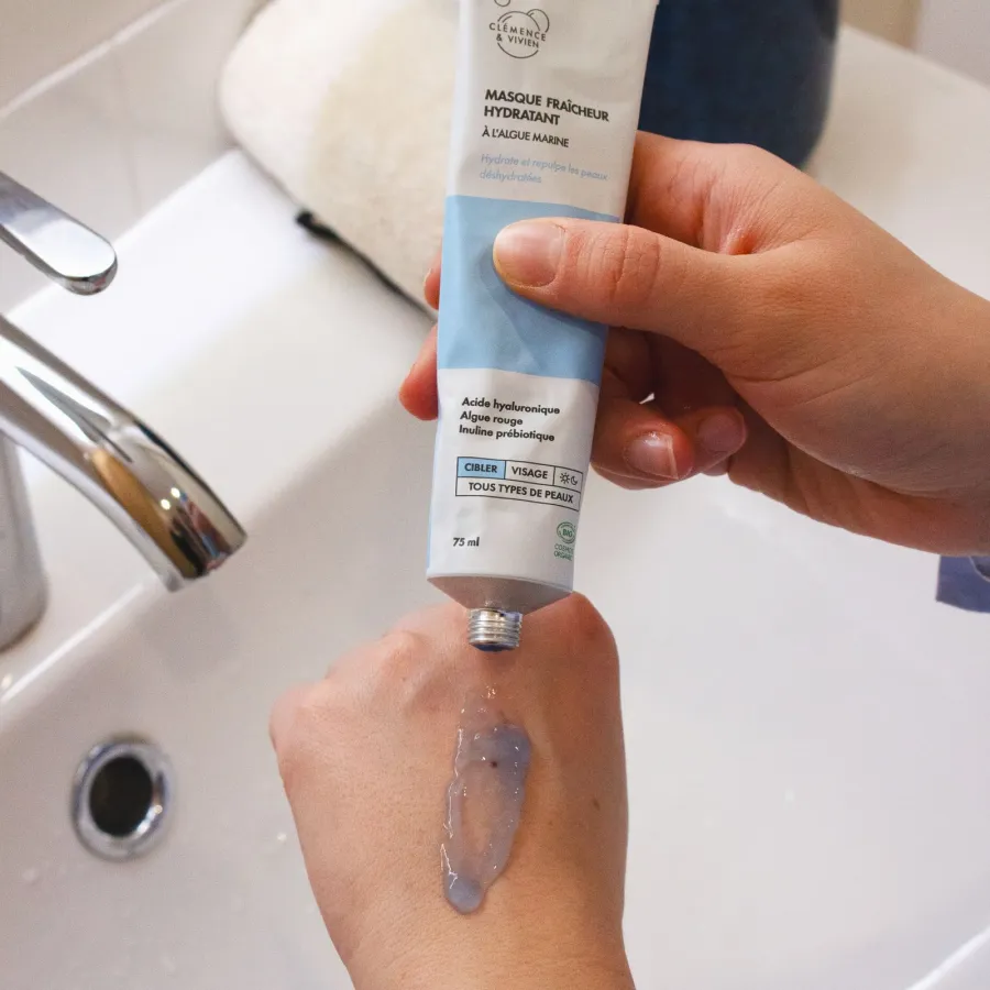 Masque fraîcheur hydratant - Clémence et Vivien