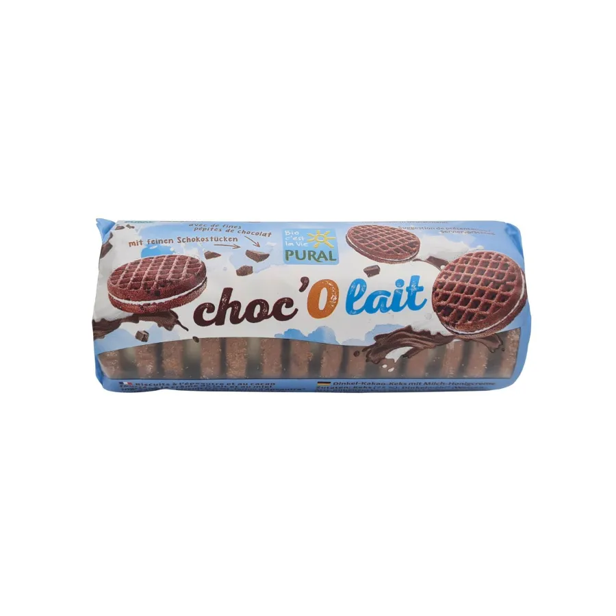 Biscuits à l'épeautre fourrés au lait - Pural