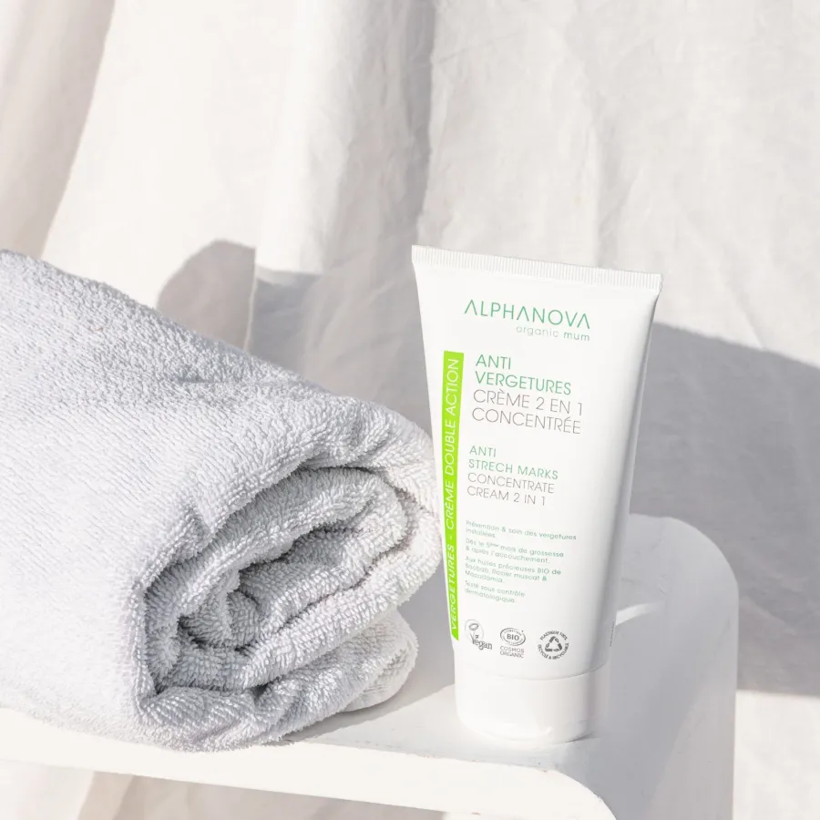Crème 2 en 1 concentrée anti-vergetures - Alphanova Organic Mum