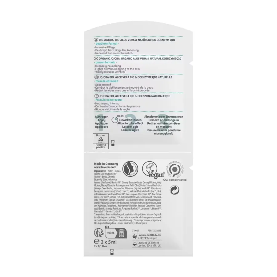 Masque anti-rides Q10 Basis Sensitiv - Lavera