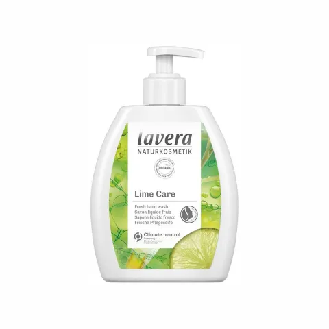 Savon liquide Lime Care pour les mains citron vert bio & citronnelle bio - Lavera