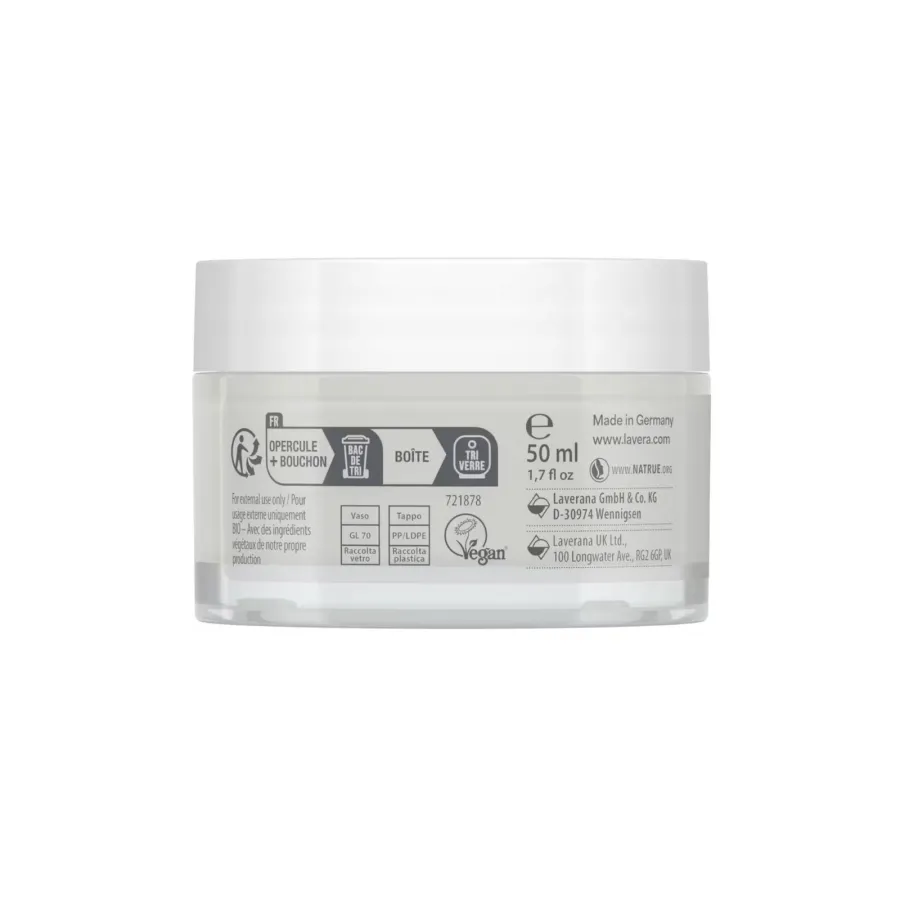 Crème de jour BIO prébiotiques & thé vert - 50ml - Lavera