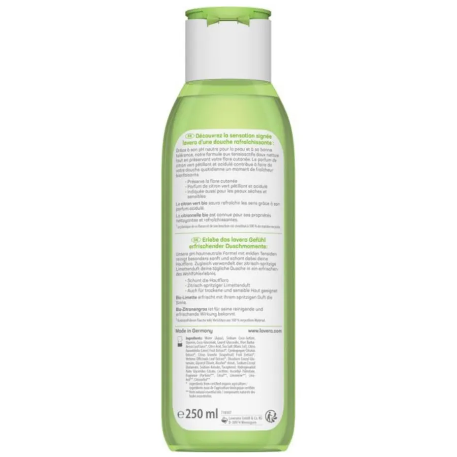 Gel douche Soin Rafraîchissante - Lavera