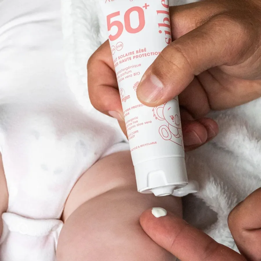 Lait solaire bébé très haute protection SPF50+ - Alphanova Daily Sun