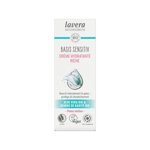 Crème hydratante nourrissante Basis Sensitiv - Lavera